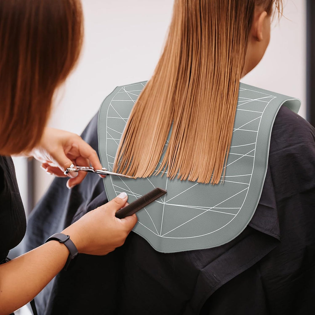 Hair Cutting Collar Cape Silicone Salon Guide for Hairdressing & Styling
