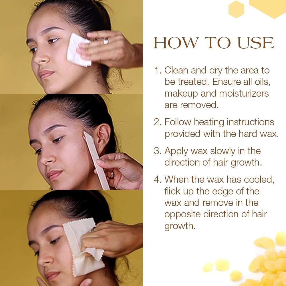 Microwave Hard Wax Kit for Sensitive Skin - 2-Pack, Azulene & Tweezeless