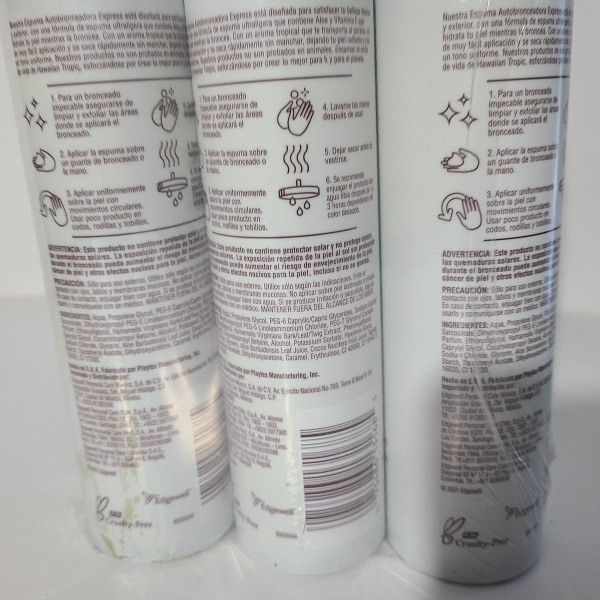 Self-Tanning Lotion Set - Hawaiian Tropic Autobronze 200ml x 3