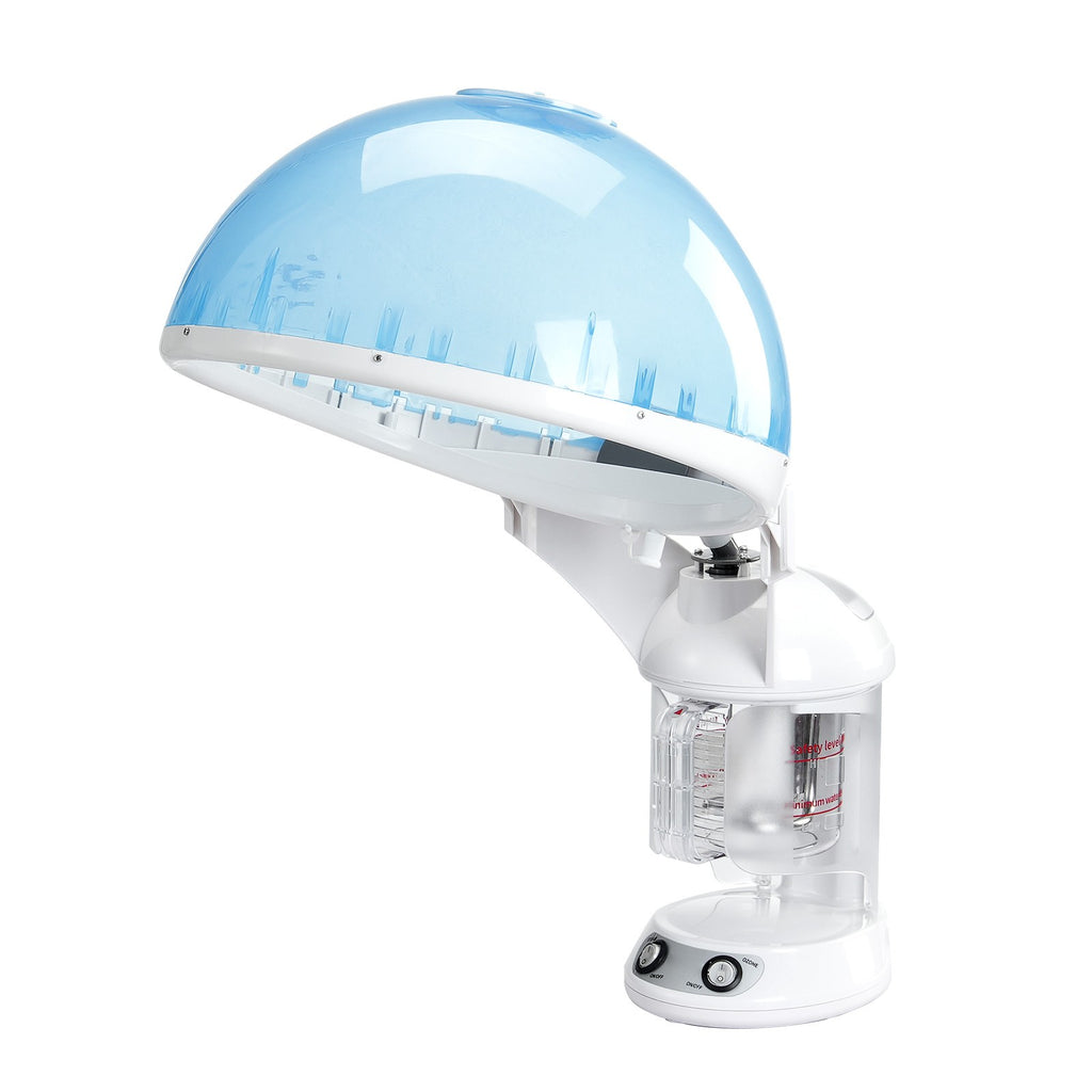 2-in-1 Hair & Facial Steamer with Bonnet Hood - Professional & Home Use