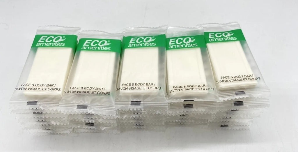 Face and Body Bar Soap - Individually Wrapped 28g / 1oz, Pack of 10