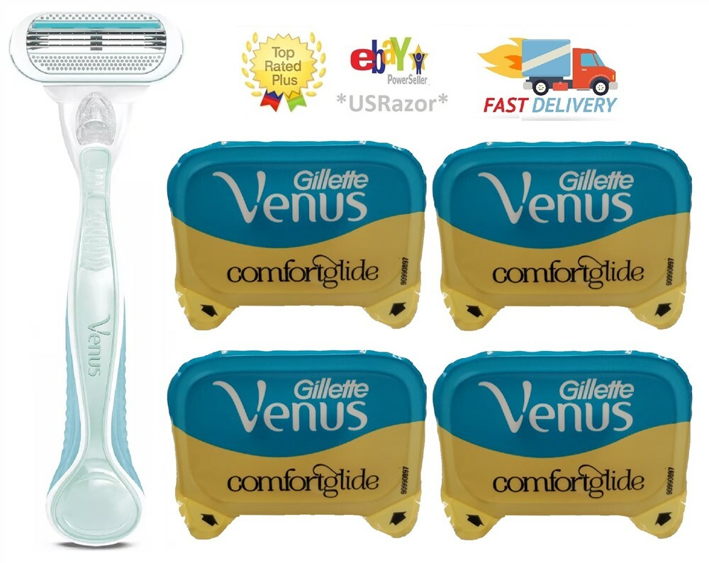 Gillette Venus Olay Razor Blade Refills - 4 Pack for Compatible Handles