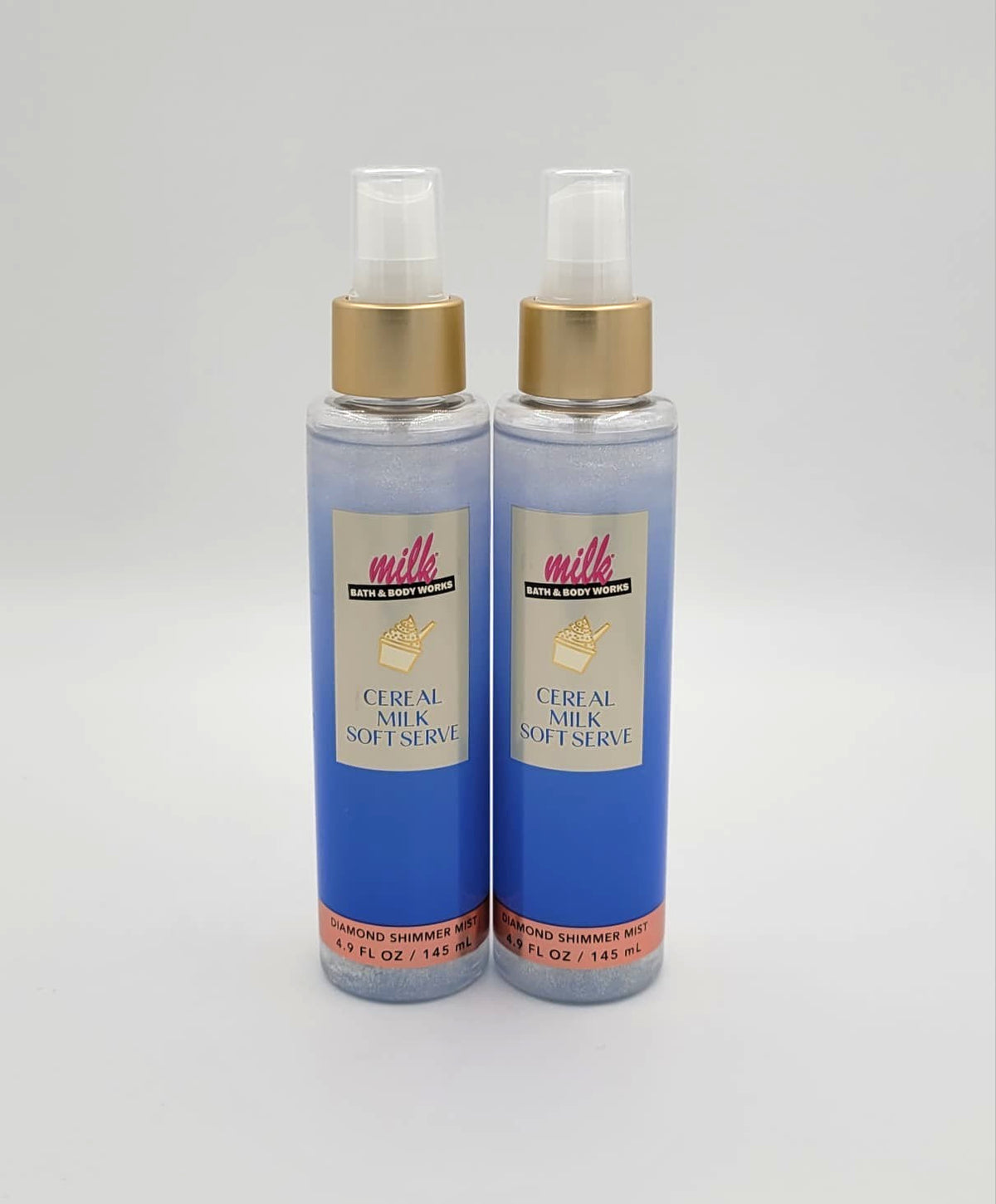 Cereal Milk Body Mist - Diamond Shimmer Fragrance, 4.9 oz, Set of 2