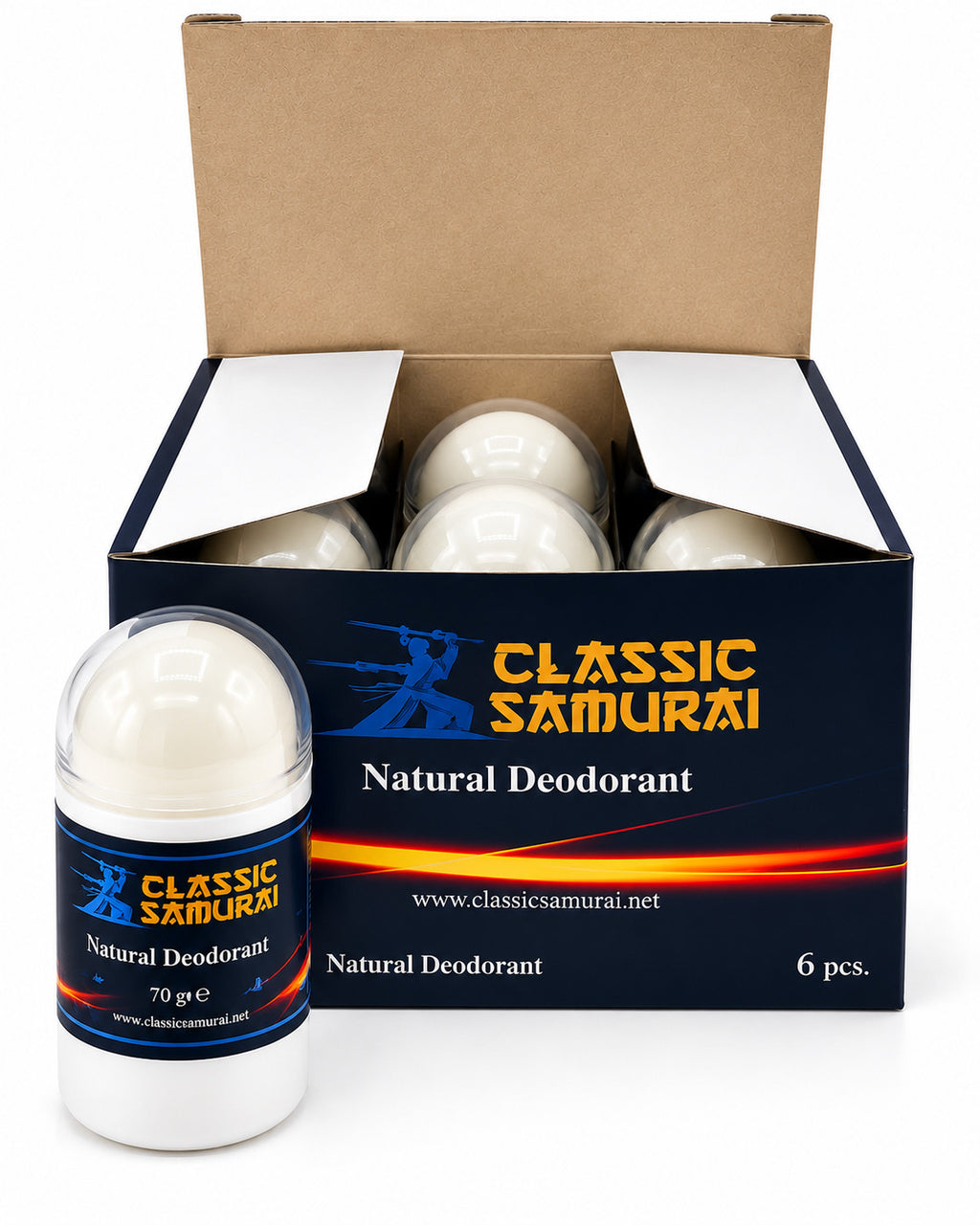 Natural Aluminum-Free Deodorant Stick for Underarms - Odor Remover