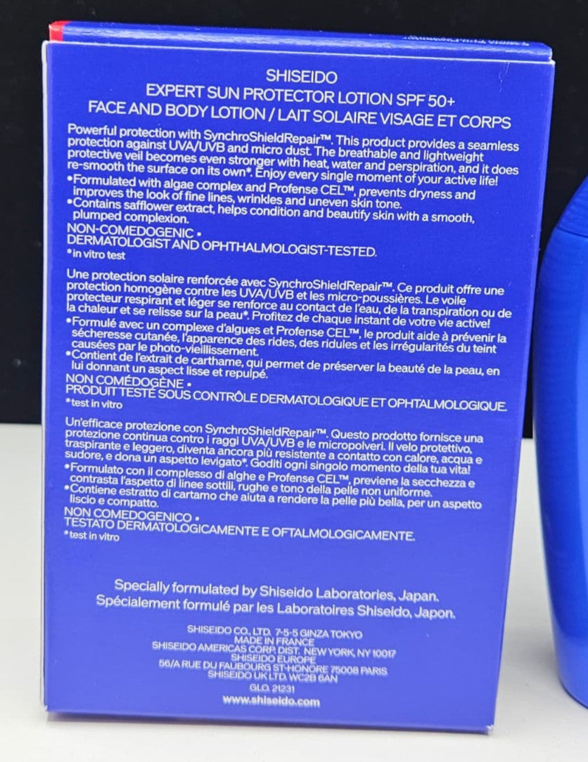 Sun Protector Lotion SPF 50+ for Face & Body - 150ml - Water-Resistant Sunscreen
