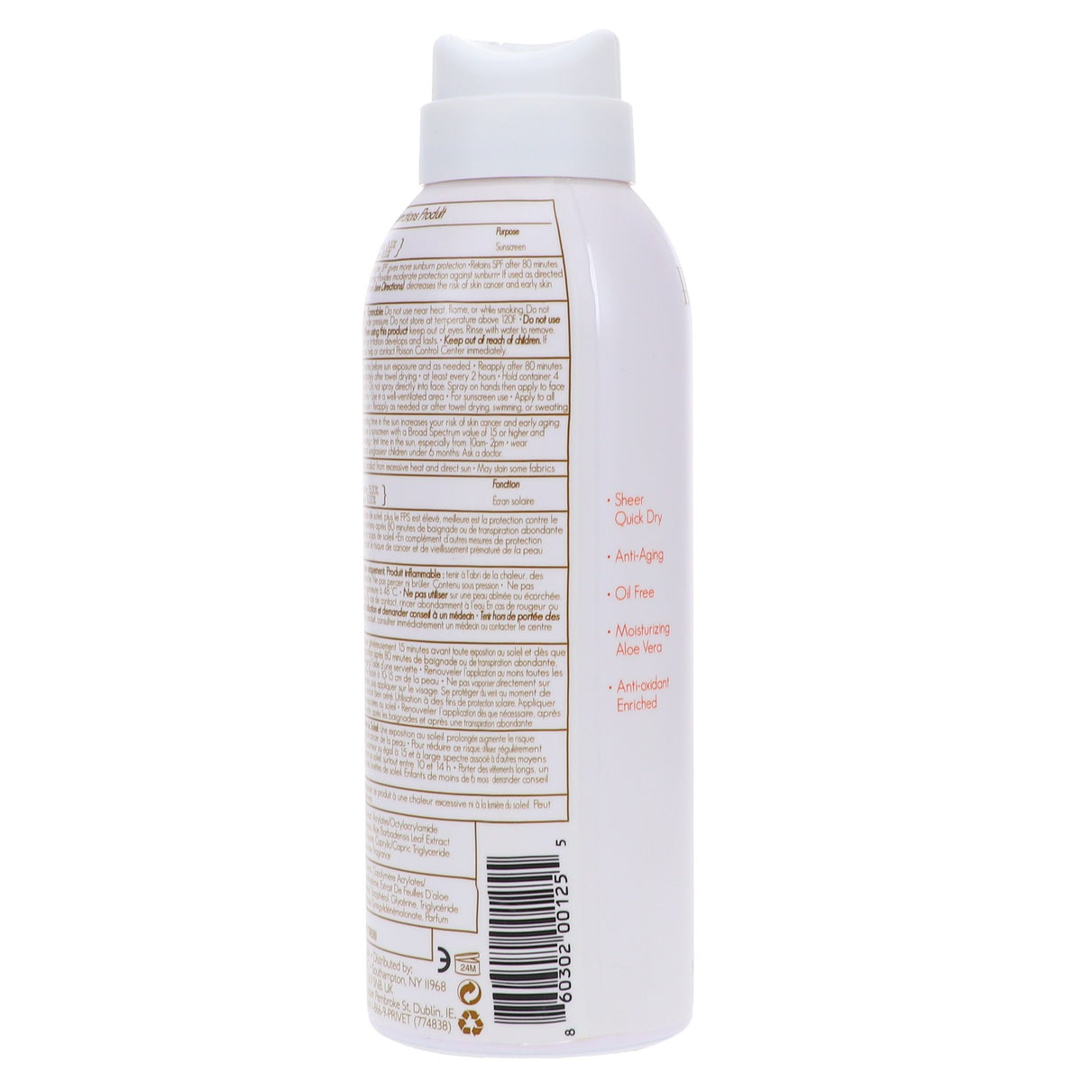 SPF 30 Continuous Mist Sunscreen - Eco-Friendly 5 oz