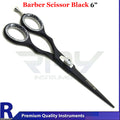 6-Inch Professional Barber Hair Cutting Scissors - Stainless Steel Shears