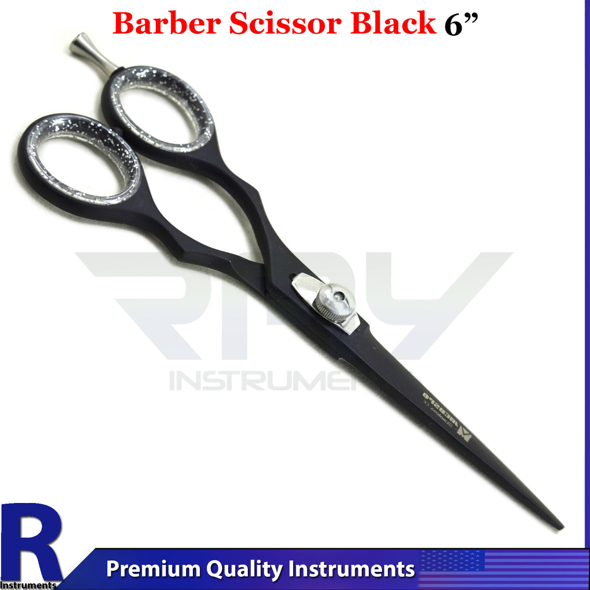 6-Inch Professional Barber Hair Cutting Scissors - Stainless Steel Shears