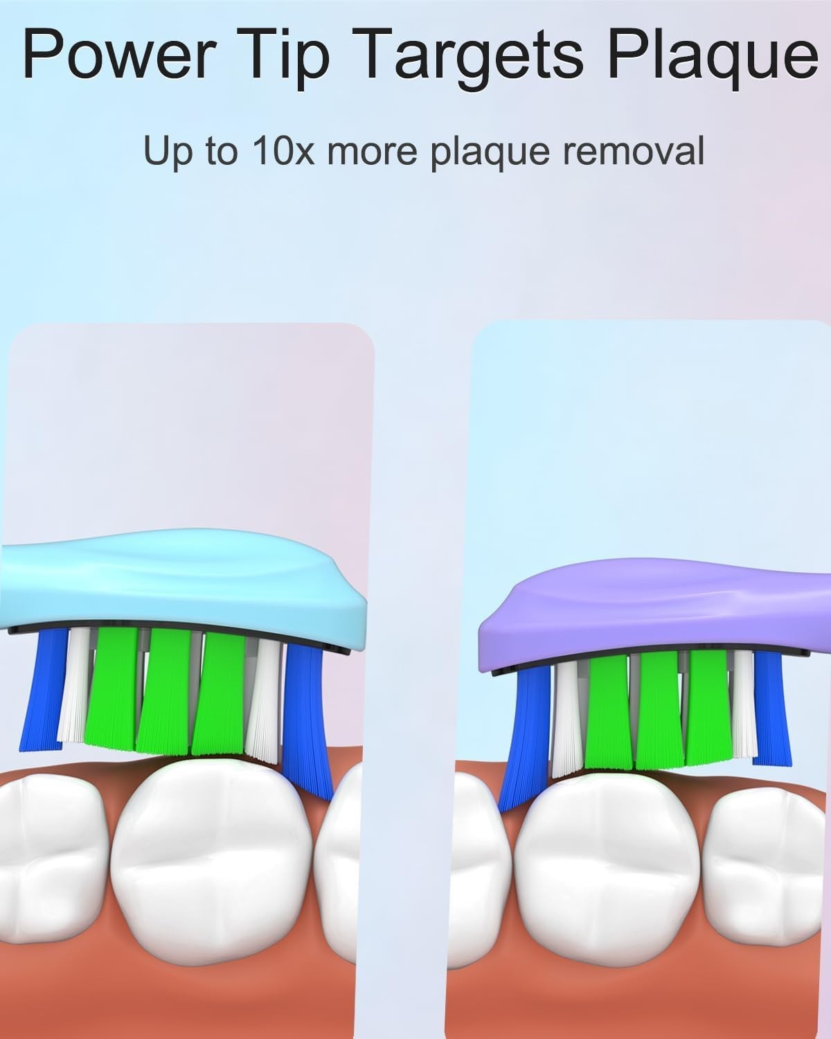 Universal Toothbrush Heads Compatible with Aquasonic Black & Vibe Series