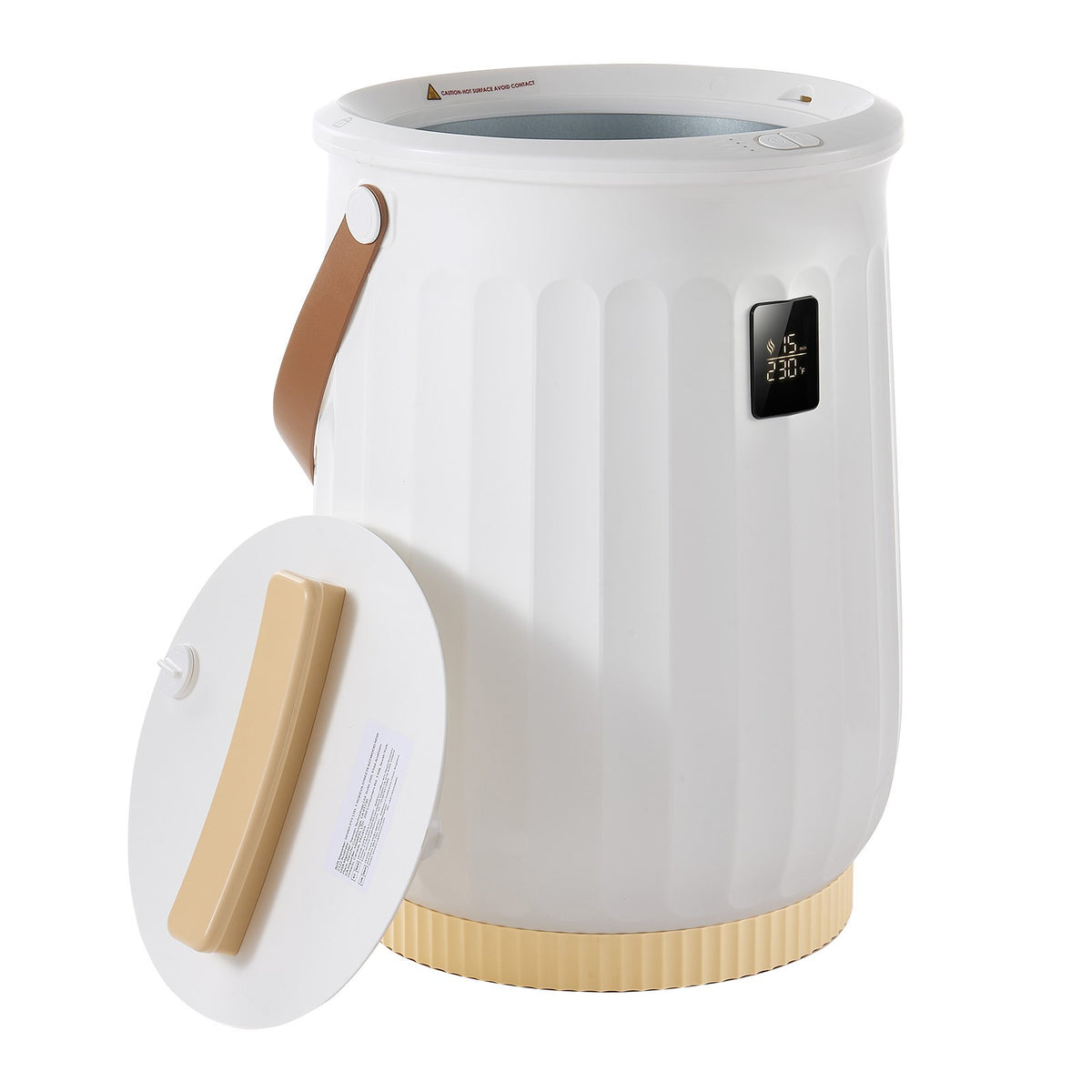 20L Bathroom Towel Warmer with LED Timer and Adjustable Heating