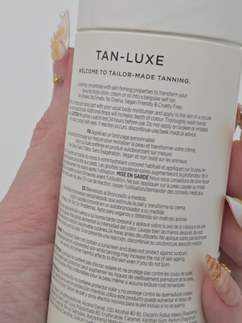 Self Tanner Drops for Body - Light/Medium Glow, Hydrating & Customizable
