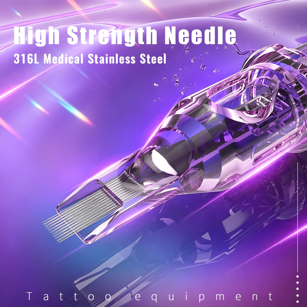 Tattoo Cartridge Needles Set for Pen Machine – Round Liner & Shader Tips