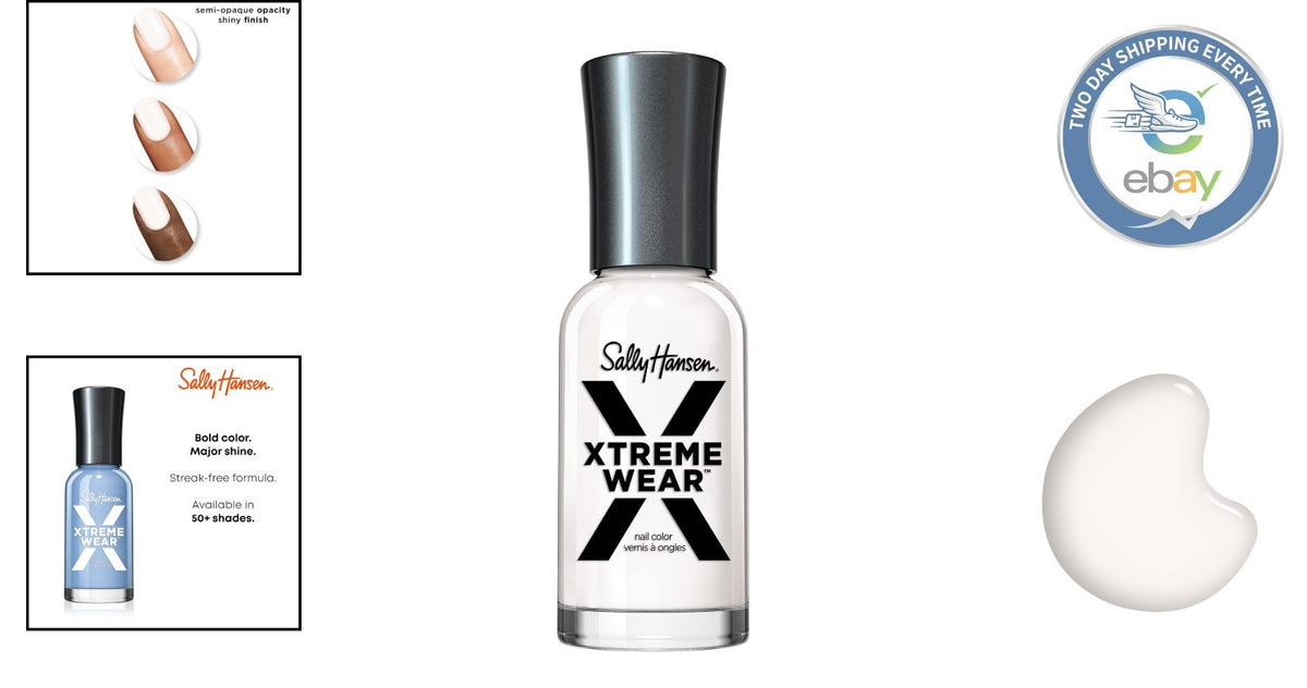 Long Lasting White Nail Polish - Chip Resistant & Glossy Finish