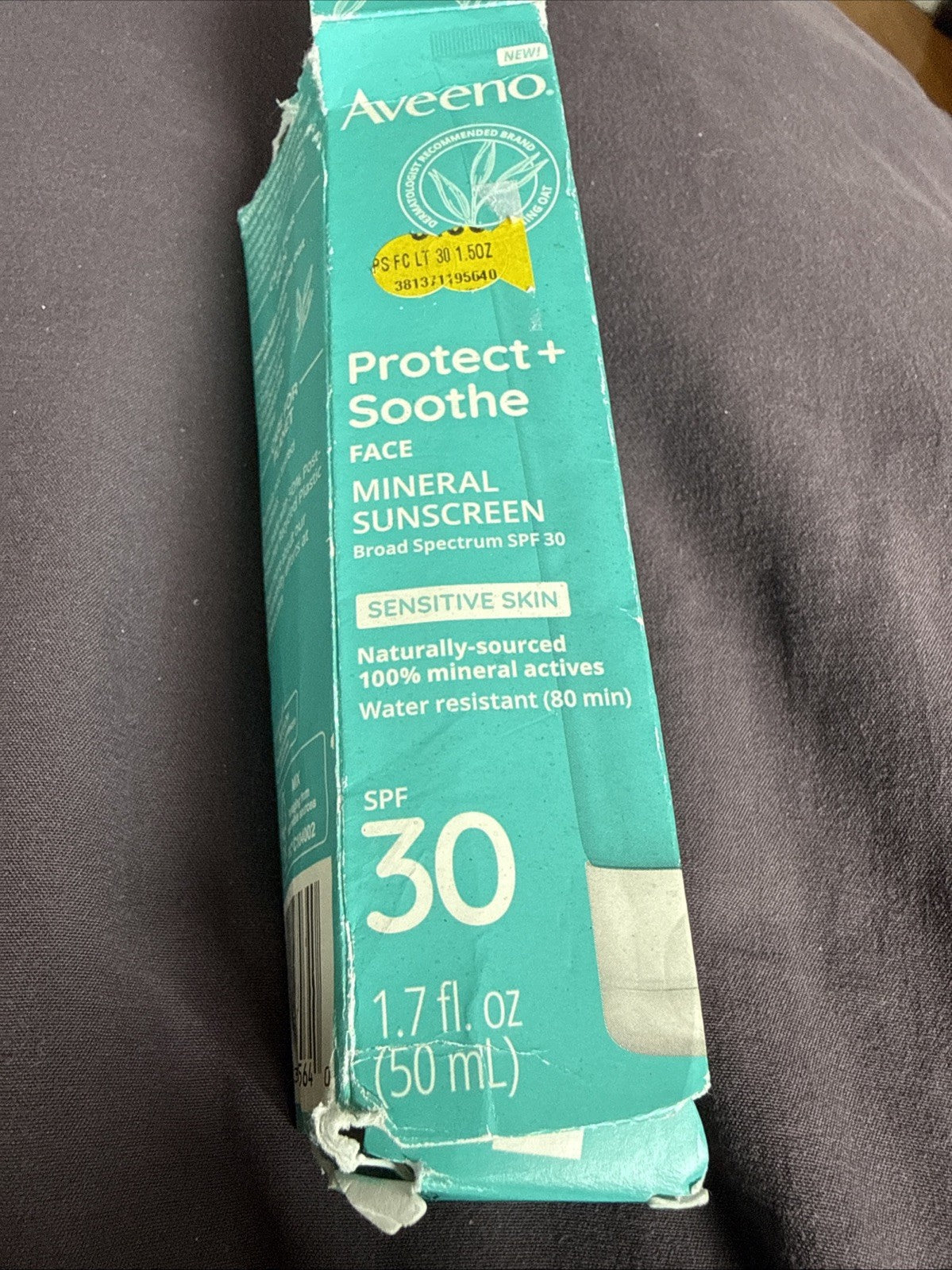 Mineral Sunscreen SPF 30 for Sensitive Skin - Protect & Soothe, 50ml