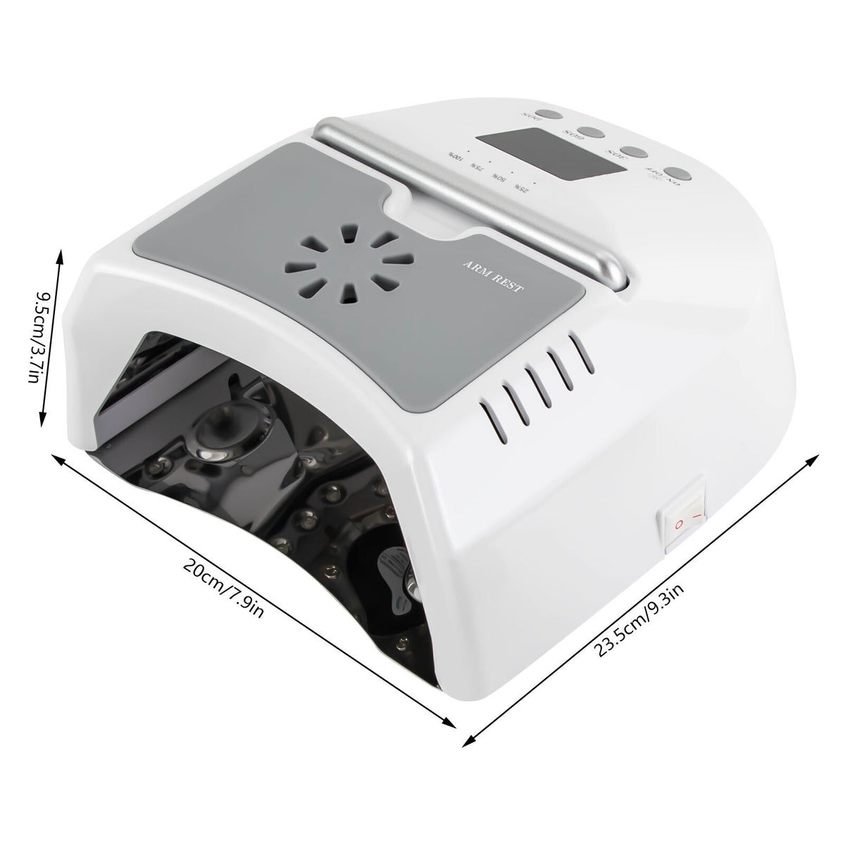 Wireless Rechargeable LED UV Nail Dryer Lamp 72W for Gel Polish