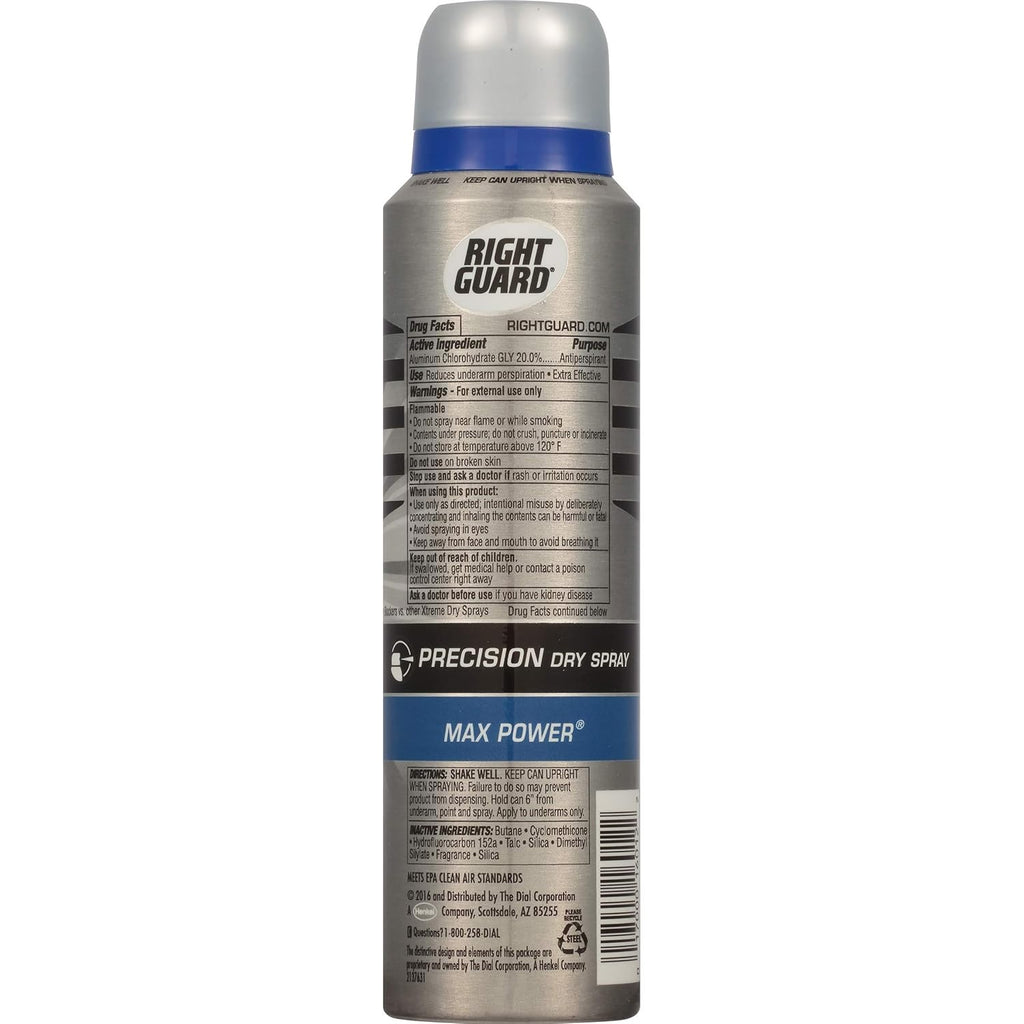 3 Pack Men’s Anti-Perspirant Spray - Up to 96 Hour Odor Protection, 4oz