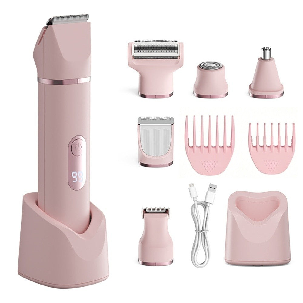 5-in-1 Women’s Electric Bikini Trimmer & Body Groomer Waterproof Hair Removal Tool