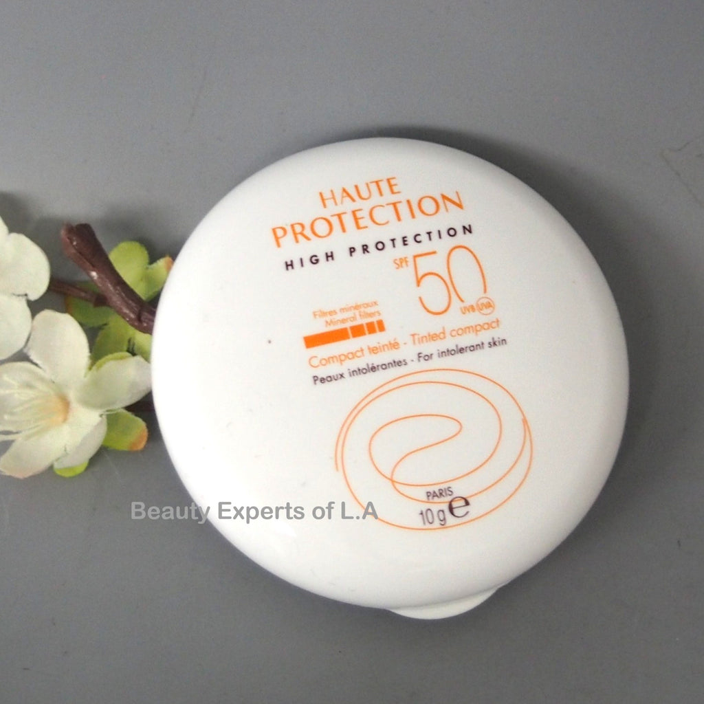 High SPF 50 Tinted Compact Sunscreen with Mineral Filters - Honey 10g