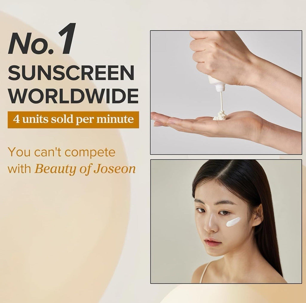 SPF 50+ PA++++ Sunscreen with Rice & Probiotics - Moist Cream Texture