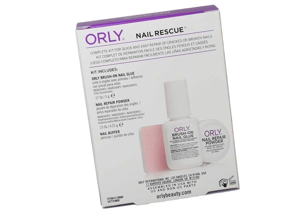 Nail Rescue Kit Repair & Protect Cracked & Broken Nails - 2 Piece Set