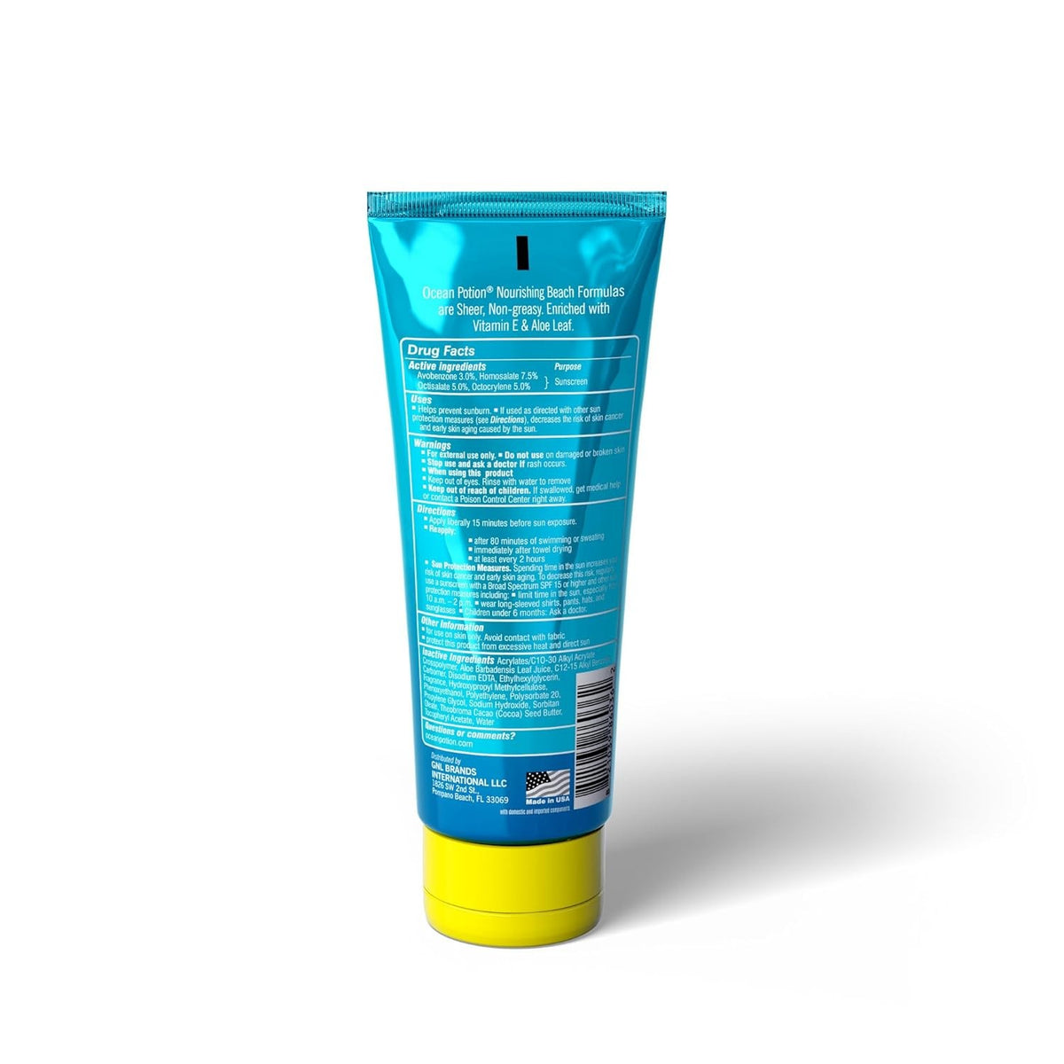 Ocean Potion SPF 30 Sunscreen Lotion 3.4oz Water-Resistant Broad Spectrum Sunblock