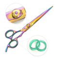 Professional 7.5-Inch Titanium Hair Cutting Scissors for Barbers