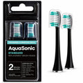 Genuine Replacement Brush Heads for AquaSonic Toothbrushes 2 Pack