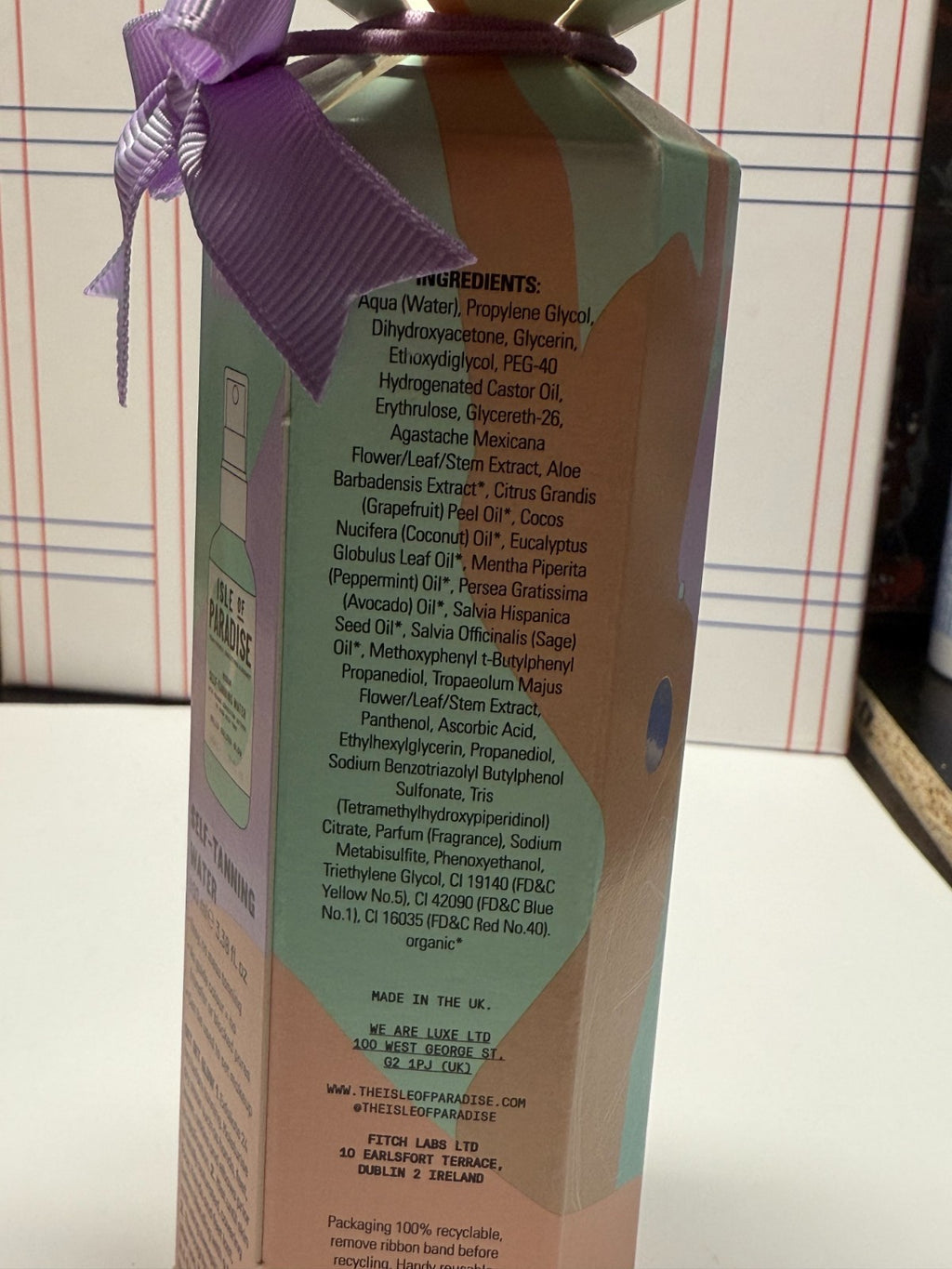 Self Tanning Water Mini Mist - Medium Glow, Isle of Paradise