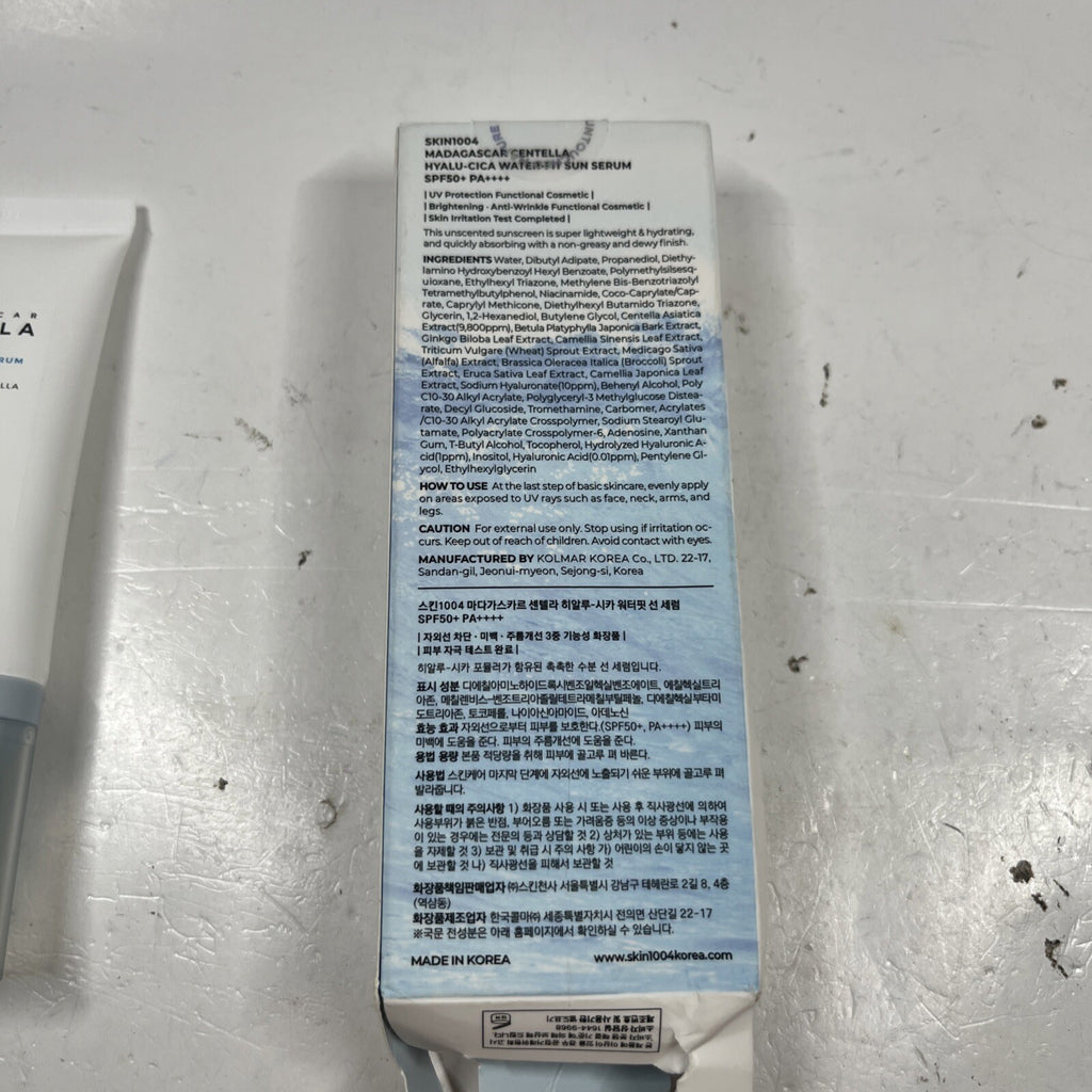 Water-Fit Sun Serum with Centella and Hyalu-CICA 50ml SPF Protection