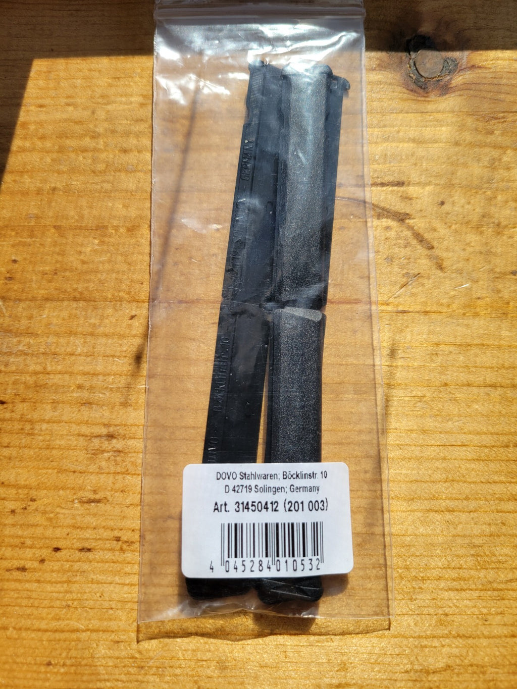 Black Synthetic Razor Blade Holder for Shavette Razors - Pack of 5
