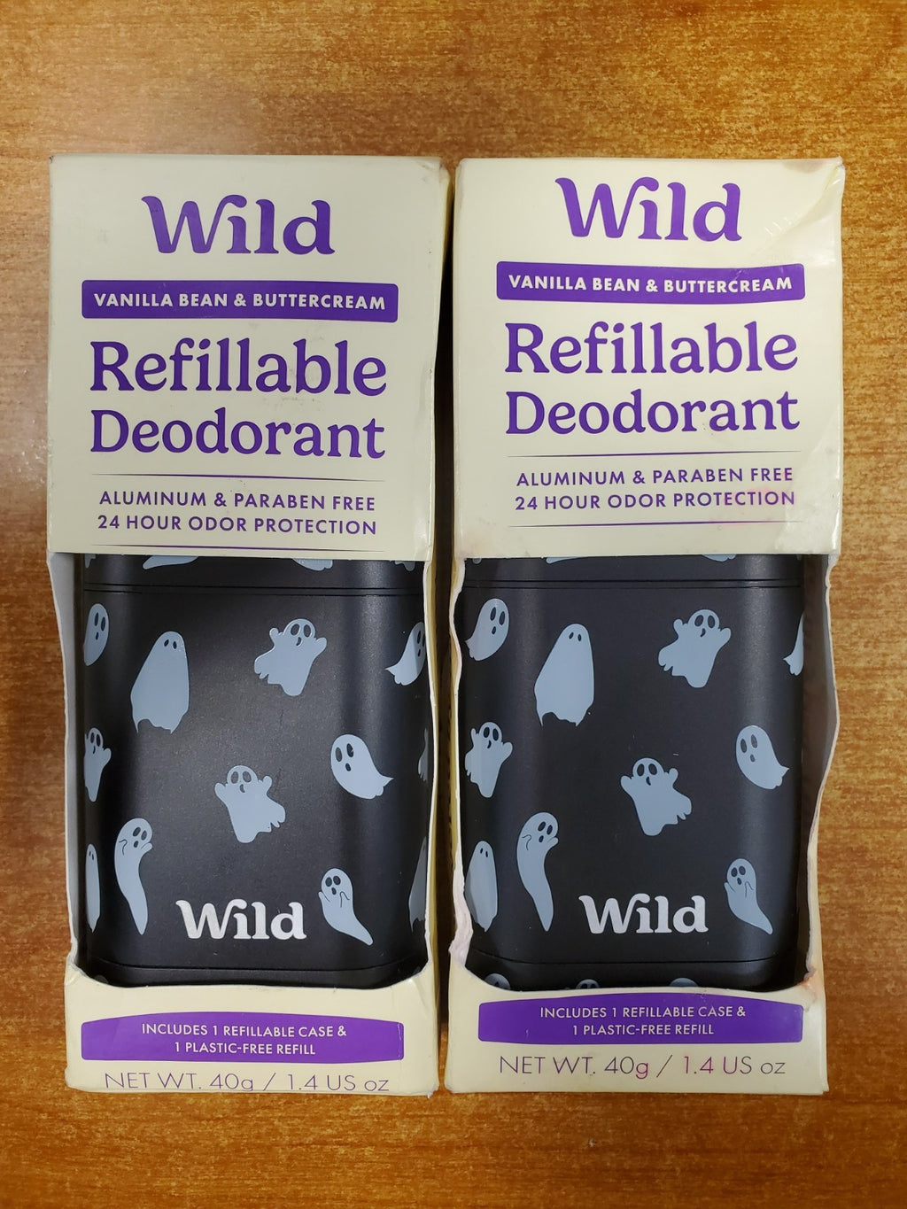 Refillable Deodorant Kit with Vanilla Bean & Buttercream - Natural & Aluminum-Free