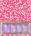 Red Aspen Coralynn’s Lessons Change Short Squoval Acrylic Nail Set - Scratched Box