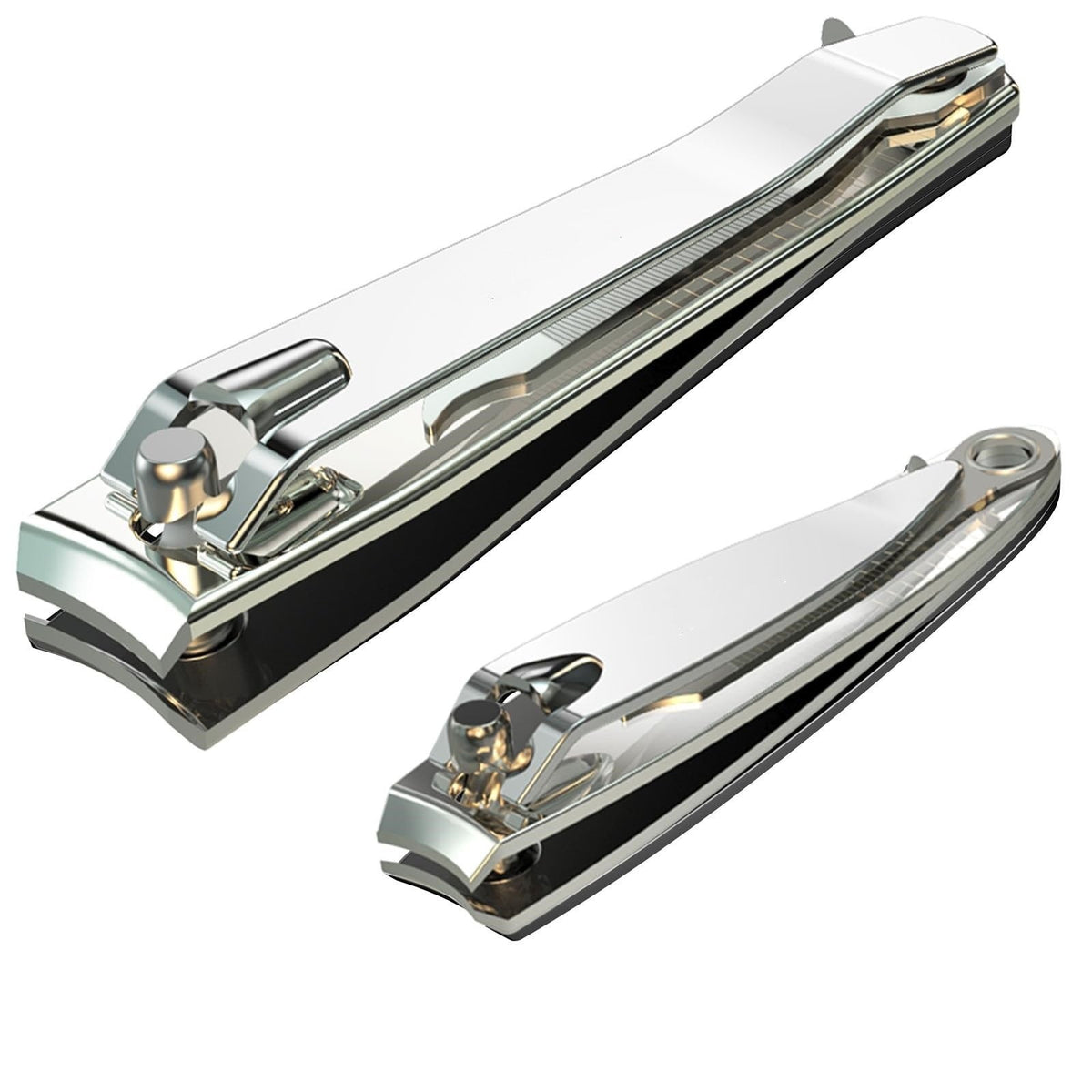 Premium Stainless Steel Nail Clipper Set for Fingernails and Toenails - 4 Pieces