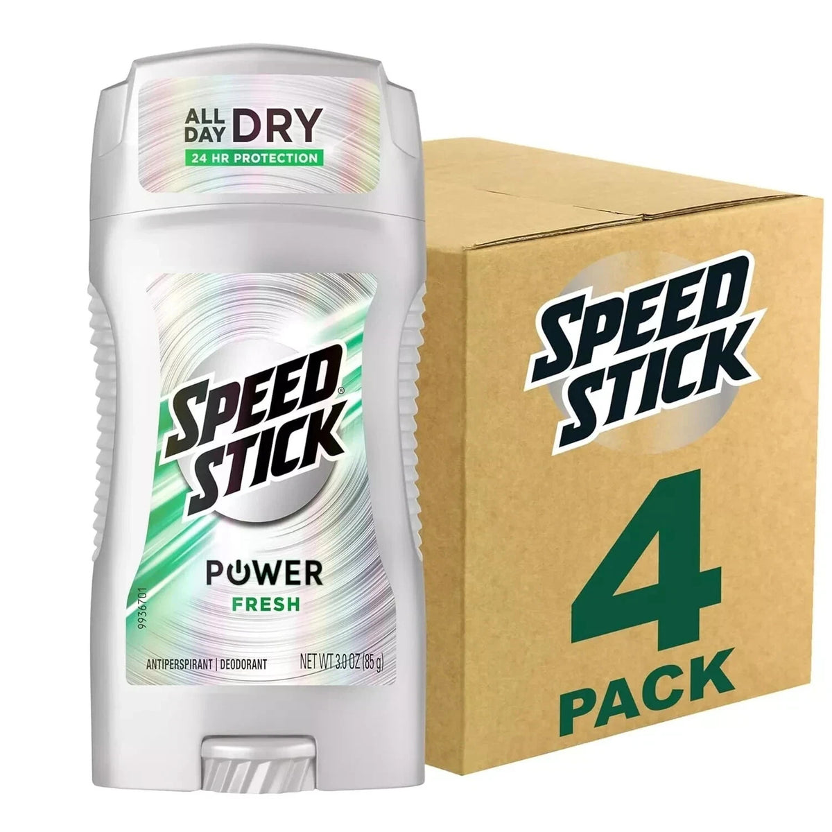 Men's Deodorant Stick 4 Pack - Long-Lasting Fresh Scent, 3 oz