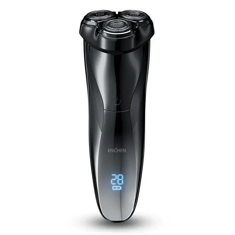 Electric Rotary Shaver Waterproof Wet Dry Beard Razor Men