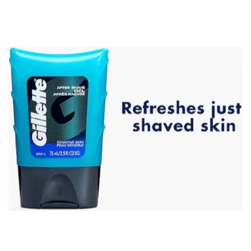 Sensitive Skin After Shave Gel - Cooling, Non-Greasy 2.5 oz (6 Pack)