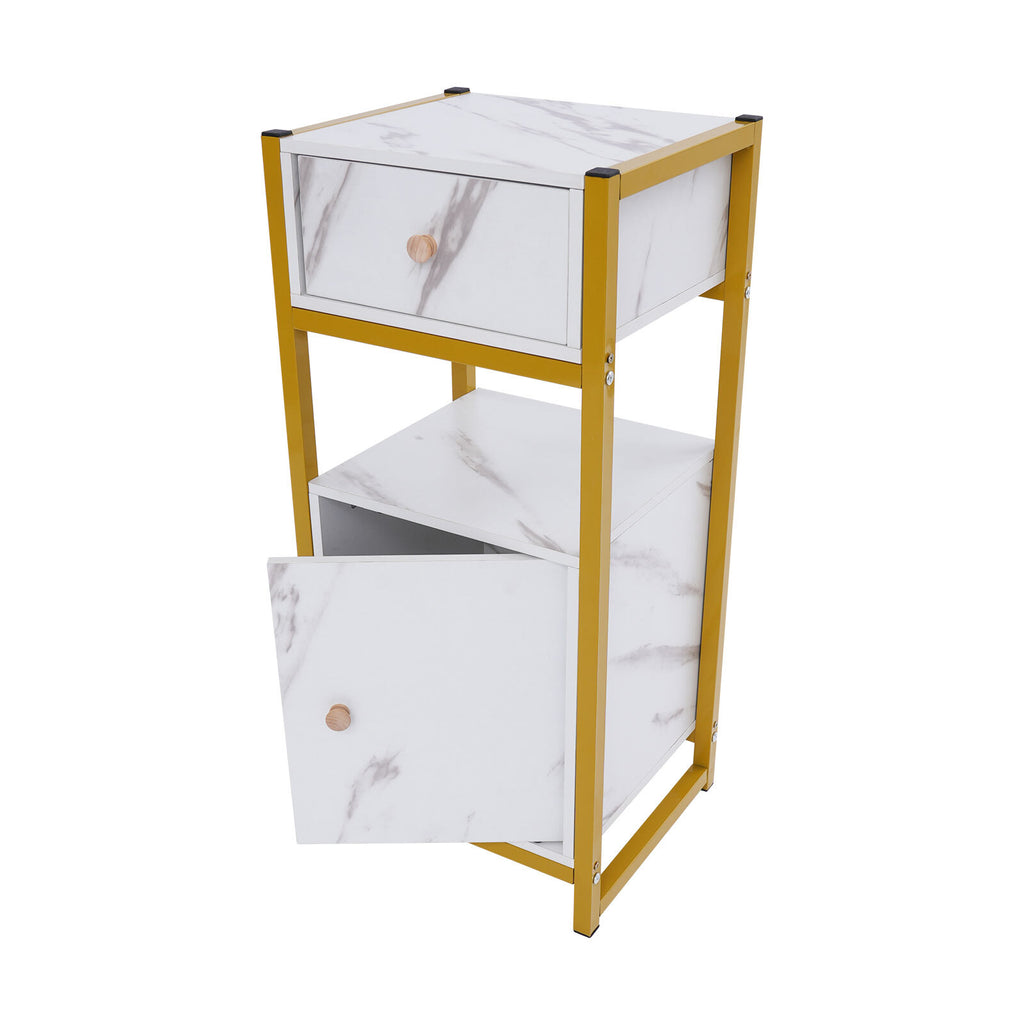 Hair Tool Rack with Drawer and Storage Cabinet for Barber Shop