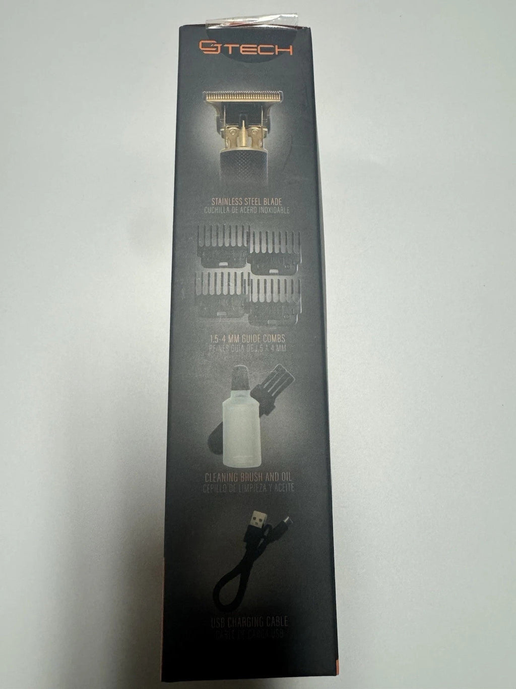 Rechargeable Hair Trimmer for Men with Accessories - Stainless Steel Blades, 60+ Minutes Runtime