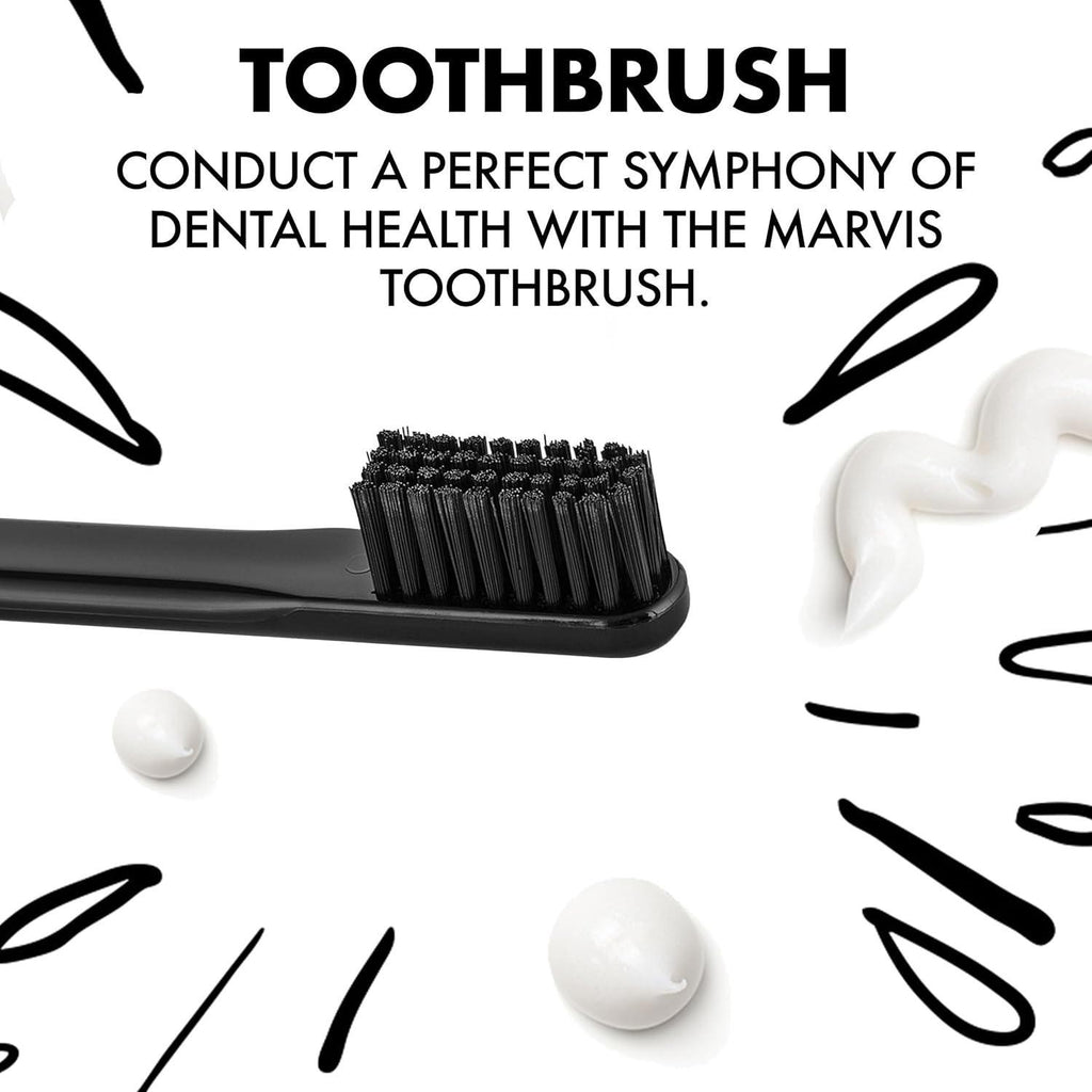 Marvis Adult Travel Toothbrush - Medium Firm Silver Compact
