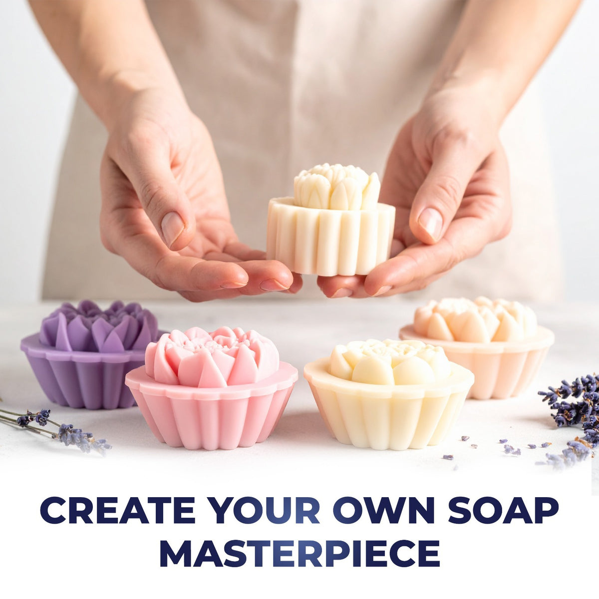 Goats Milk Soap Base - Melt and Pour, SLS/SLES Free, Multiple Sizes