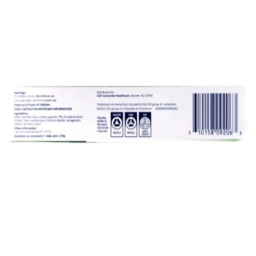 Denture Toothpaste 3.9 Oz - Non-Abrasive Freshens & Kills Bacteria
