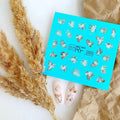 Flower Nail Decals Waterslide Sliders for Manicure & Pedicure - Colorful Designs