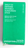 Innisfree Daily UV Invisible Sunscreen Stick SPF 50+ PA++++ 19g - Korean Sun Protection
