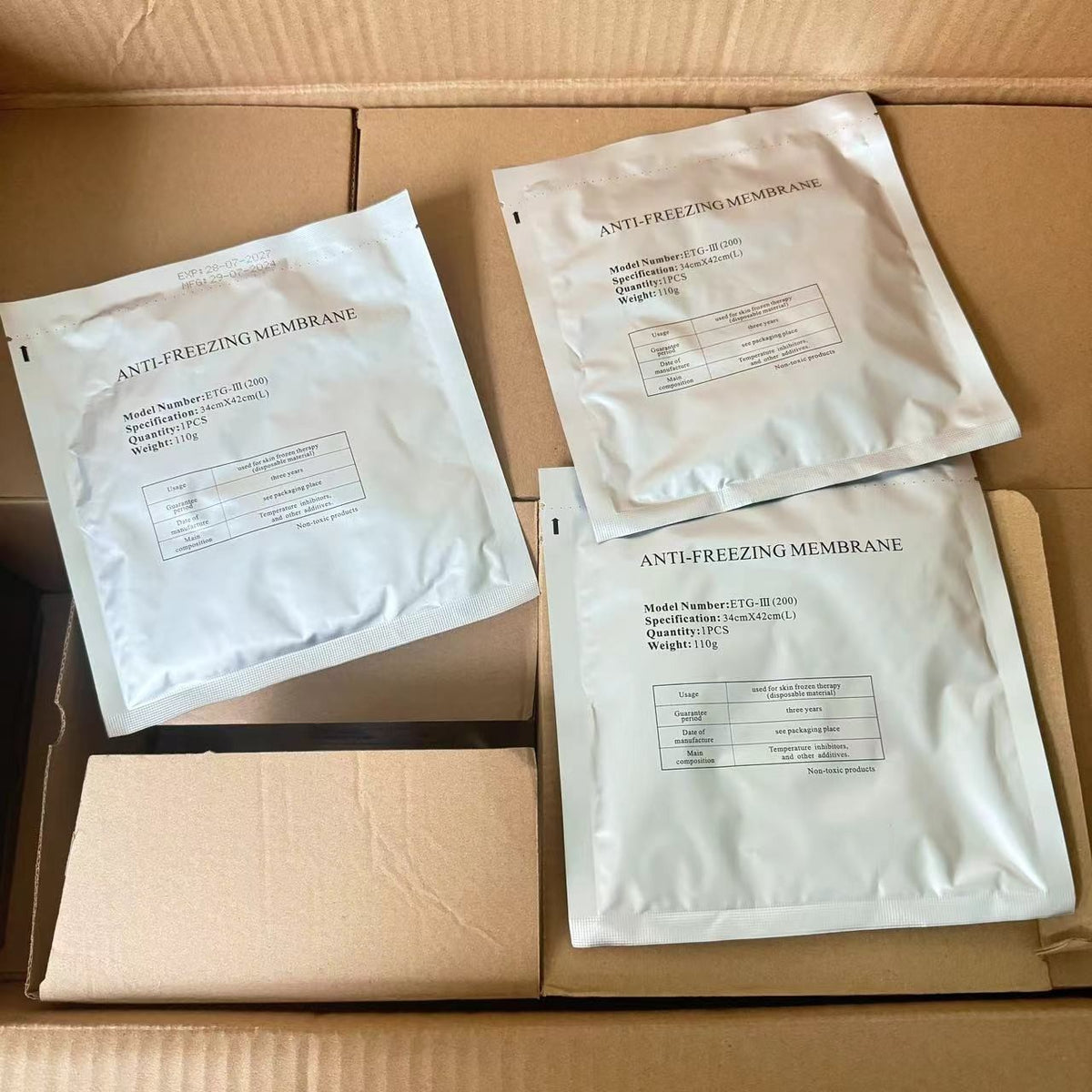 Cryo Lipolysis Membrane Antifreeze Pads for Fat Freezing Machines 10/20 Pack
