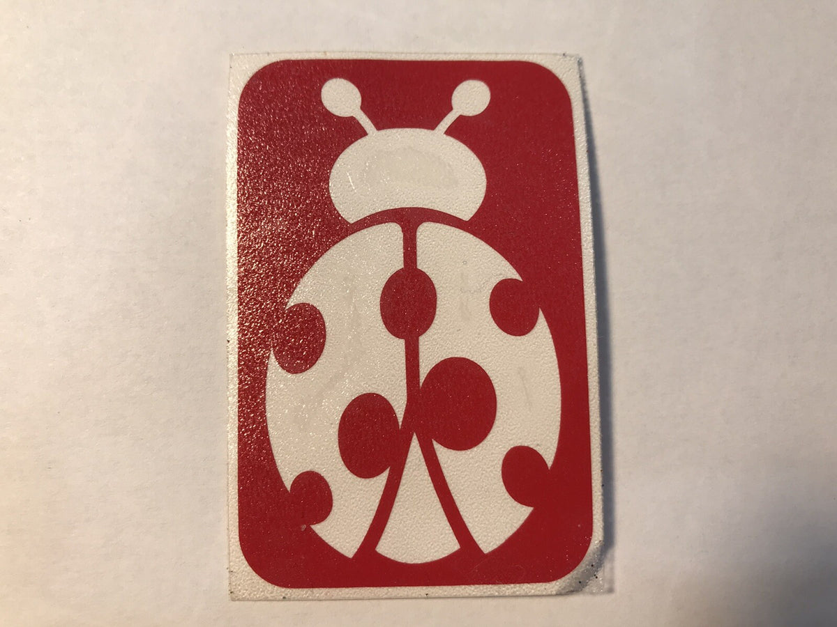 Ladybug Glitter Tattoo Stencil Pack – 20 One-Time Use Stencils