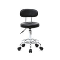 Hydraulic Adjustable Garage Stool Salon Chair with Swivel & Footrest