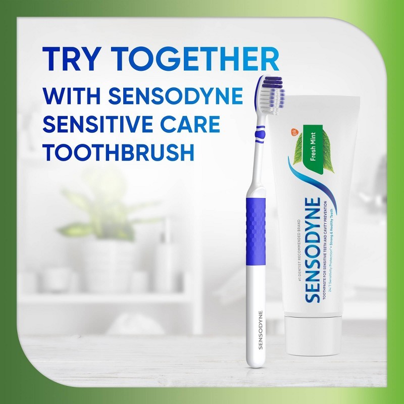 Sensodyne Fresh Mint Sensitivity Toothpaste 2 Pack – Cavity & Nerve Relief