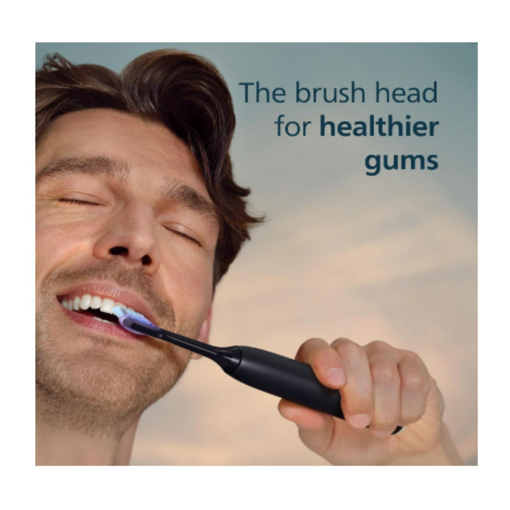 G3 Premium Gum Care Replacement Toothbrush Heads Black 4 Pack for Sonicare