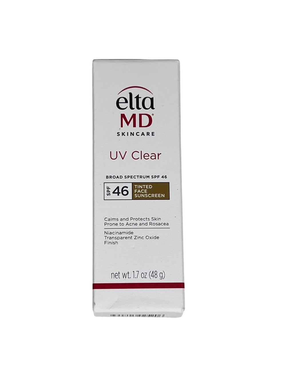 Tinted Broad Spectrum SPF 46 Facial Sunscreen - Lightweight & Oil-Free, 1.7 Oz