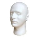 Male Foam Mannequin Head for Wig Display and DIY Crafts - Light & Durable